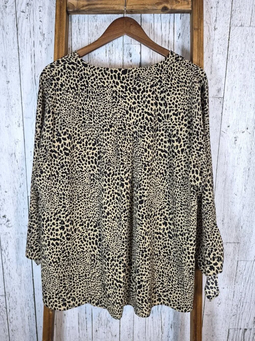 Michaels Kor Women's Sz 2X Pullover Animal Print Tunic Top
